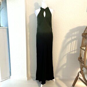 Young Fabulous & Broke Ombre Hunter Green & Black Maxi Dress